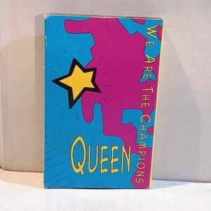 Queen We Are The Champions (Cassette Single,1992)-We Will Rock You-Pop Art Cover